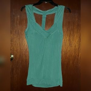 American Rag Turquoise Strap-back Sleeveless Top